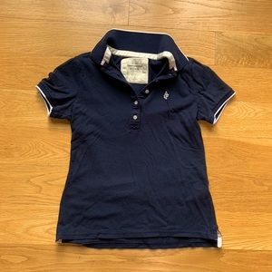 Women’s Abercrombie Navy Polo Shirt
